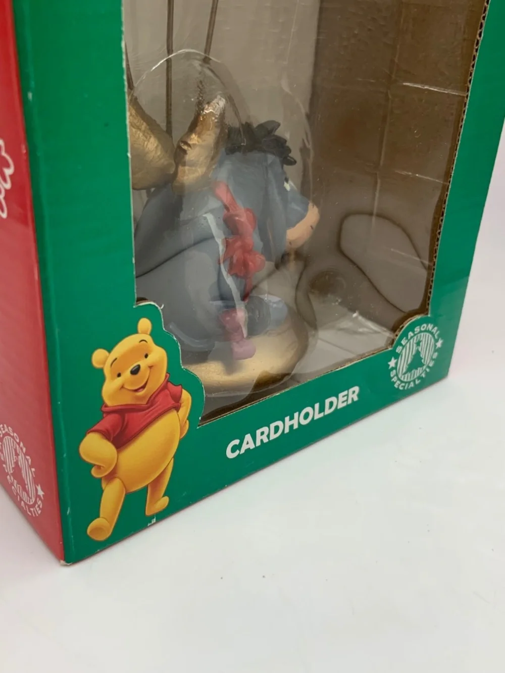 Disney Winnie the Pooh Eeyore Holiday Seasonal Specialties Cardholder In Box!